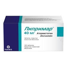 Липримар табл. п/о пленочной 40 мг 100 шт.